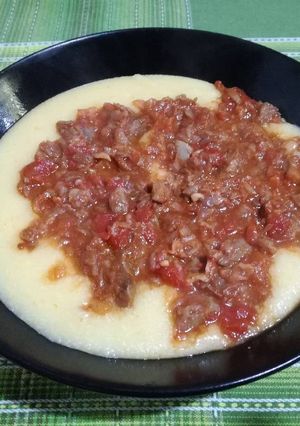 Foto di Polenta con stoccafisso