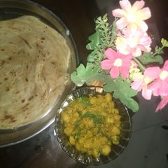 A picture of Dahi Chana.