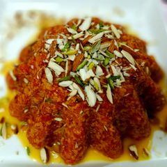 A picture of Gajar ka halwa.