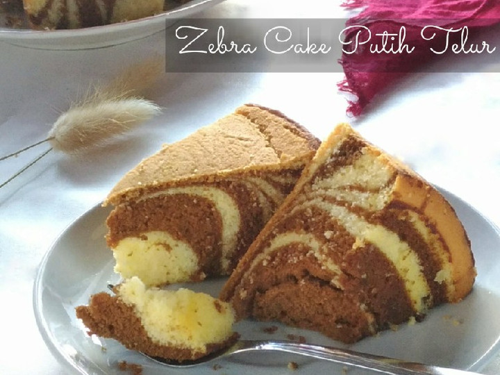 Resep Zebra Cake Putih Telur Enak