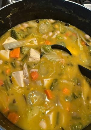 Hình của món Canh kiểm chay.