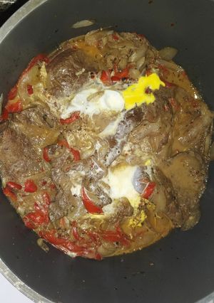 Una foto de Bife de hígado a la criolla