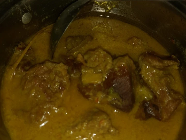 Langkah Mudah untuk Membikin Resep Gulai Daging Sapi yang Uenak Anti Ribet, Uenak Banget