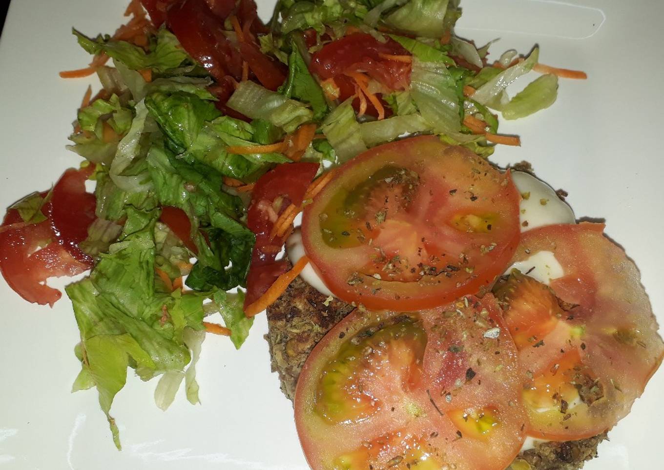 Hamburguesa de lentejas