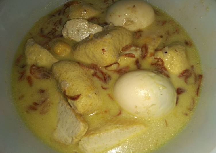 Opor telor & tahu