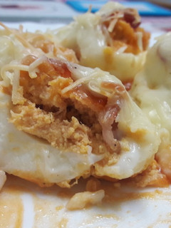 Una foto de Huevos rellenos gratinados