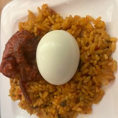 A picture of Native jollof rice.