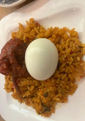 A picture of Native jollof rice.