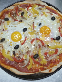 Una foto de Pizza en thermomix