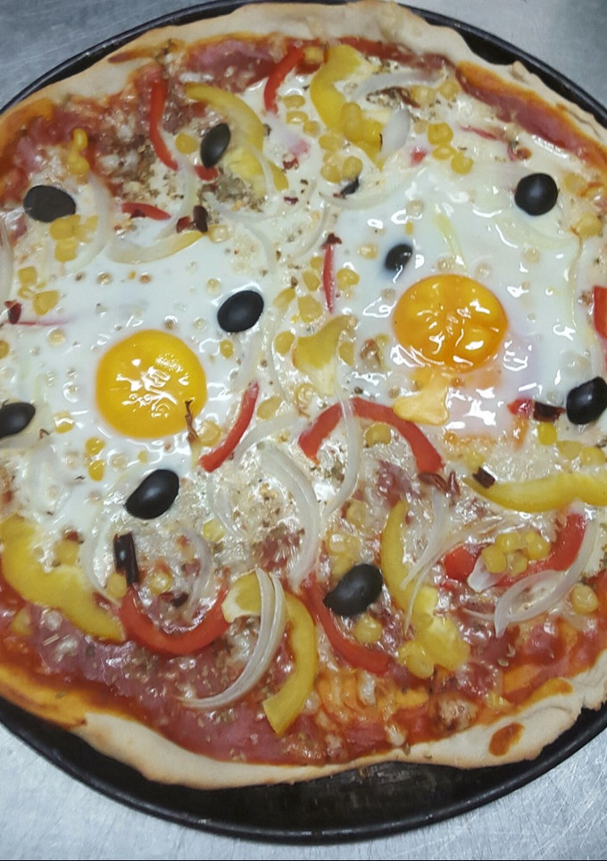 Una foto de Pizza en thermomix 