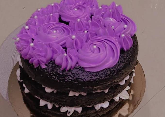 Recipe of Homemade Chocolate naked cake