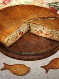 🥧🐟 Tarta de merluza con masa integral 🥧Tarta de Vigilia 🐟🥧
