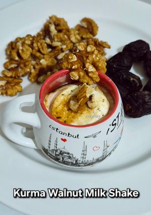 Foto resep Kurma Walnut Milkshake