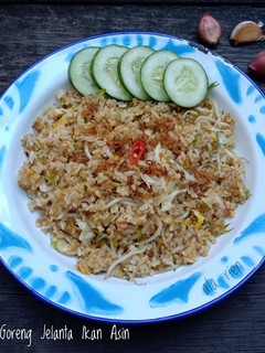Foto resep Nasi Goreng Jelantah Ikan Asin