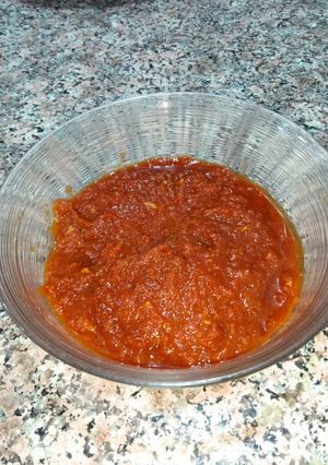 Une photo de La sauce Salsa maison