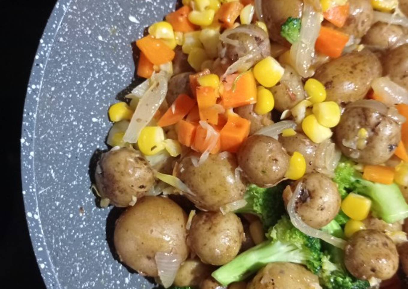 Garlic baby potato