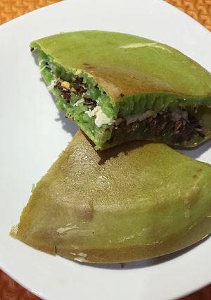 Foto resep Terang Bulan Teflon Kenyal Bersarang (no telur no mixer no ragi)