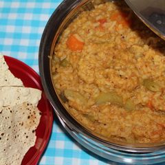 Bisi Bela Bath/Hot Lenthil Rice A picture of Bisi Bela Bath/Hot Lenthil Rice.