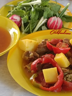 عکسی از دستور تاس کباب شیرازی