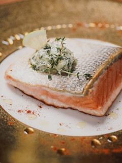低醣 <海鮮>檸檬奶香鮭魚排 的食譜成品照片