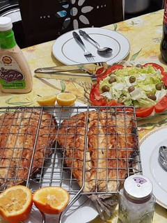 عکسی از دستور ماهی کبابی 😋
