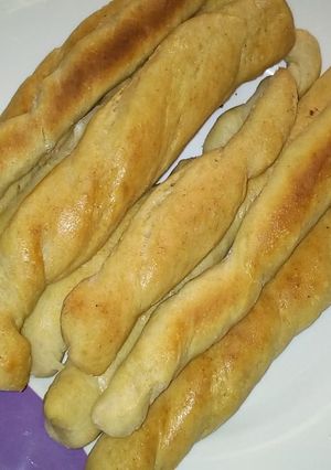 A picture of Soft bread sticks.