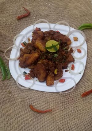 A picture of Arbi masala.