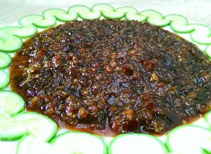 Hình của món Tương Hột Xào Sả (Món Chay).