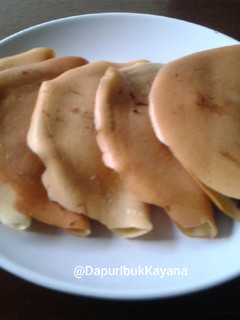 Foto resep 260. Pancake Lipat Isi Pisang Cokelat