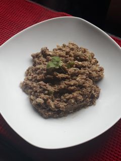 Una foto de Guiso de lentejas y atún