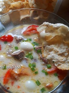 Foto resep Soto betawi (susu santan) enaaak 😍