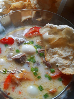 Foto resep Soto betawi (susu santan) enaaak 😍