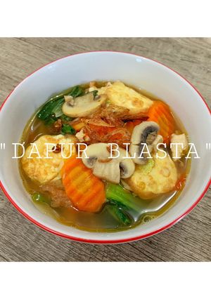 Foto resep Sapo tahu ayam jamur kuah kaldu