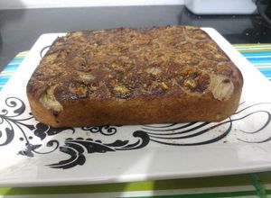 Foto de Bolo de banana com aveia e canela sem farinha
