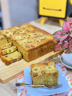 Foto resep Banana Cake with Palm Sugar