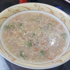 Hot and sour soup😋 A picture of Hot and sour soup😋.