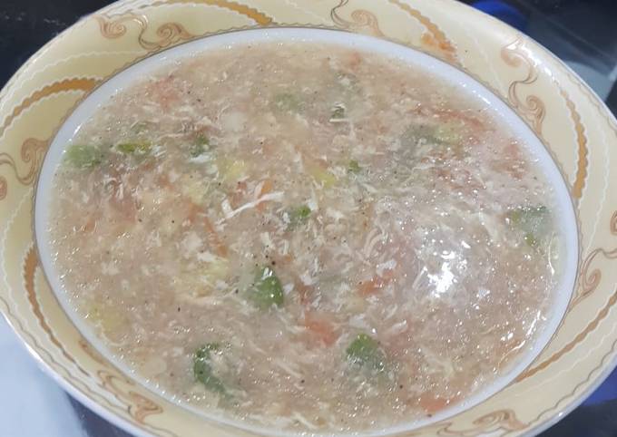 Step-by-Step Guide to Prepare Quick Hot and sour soup😋
