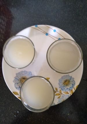 A picture of Aam Pana Raw mango juice.