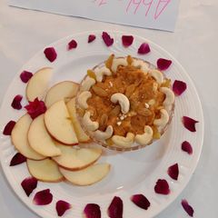 A picture of Apple kesari halwa.
