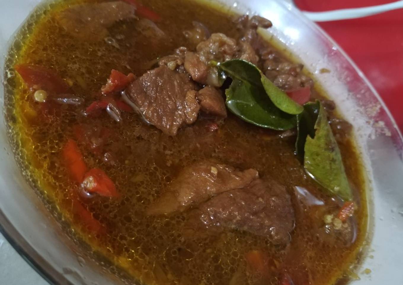 Krengsengan Daging Sapi