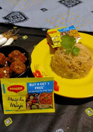 મન્ચુરિયન / ફ્રાઇડ રાઈસ (Munchurian / Fried Rice Recipe In Gujarati) રેસીપી મુખ્ય ફોટો
