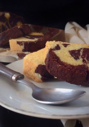 Foto resep Mocca marble pound cake