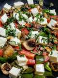 Caprese Con Champignone🍄 y Pimentón verde...!🌶️