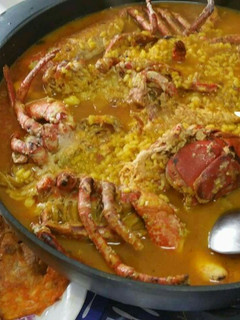 Una foto de Arroz con bogavante