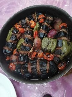 صورة لوصفة كباب باذنجان بالخطوات