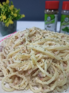 Foto resep Spaghetti Carbonara (Simple & Creamy 😋)