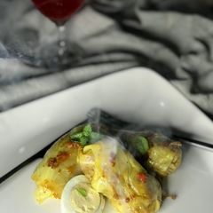 A picture of Cabbage Rolls.
