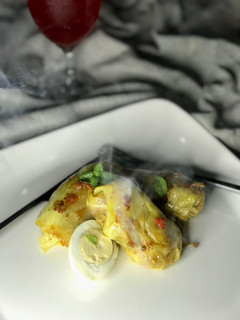 A picture of Cabbage Rolls.