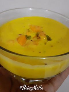 A picture of Alphonso Mango Kheer.