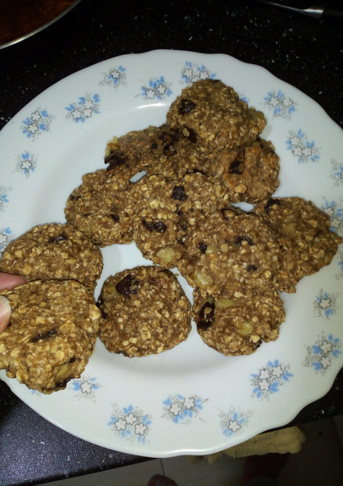 Una foto de Galletas de avena y plátano